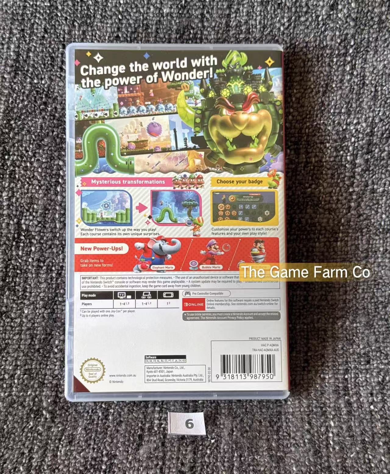 Super Mario Bros Wonder  Switch Game - Nintendo Switch