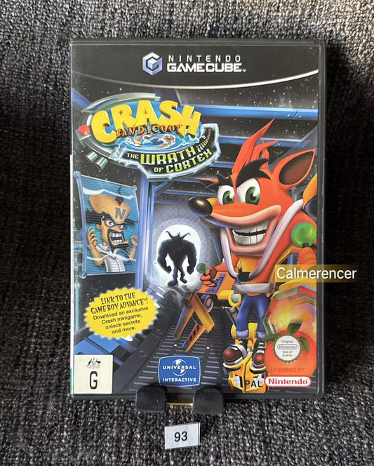 Crash Bandicoot The Wrath Of The Cortex Game - Nintendo Gamecube - Pal Version