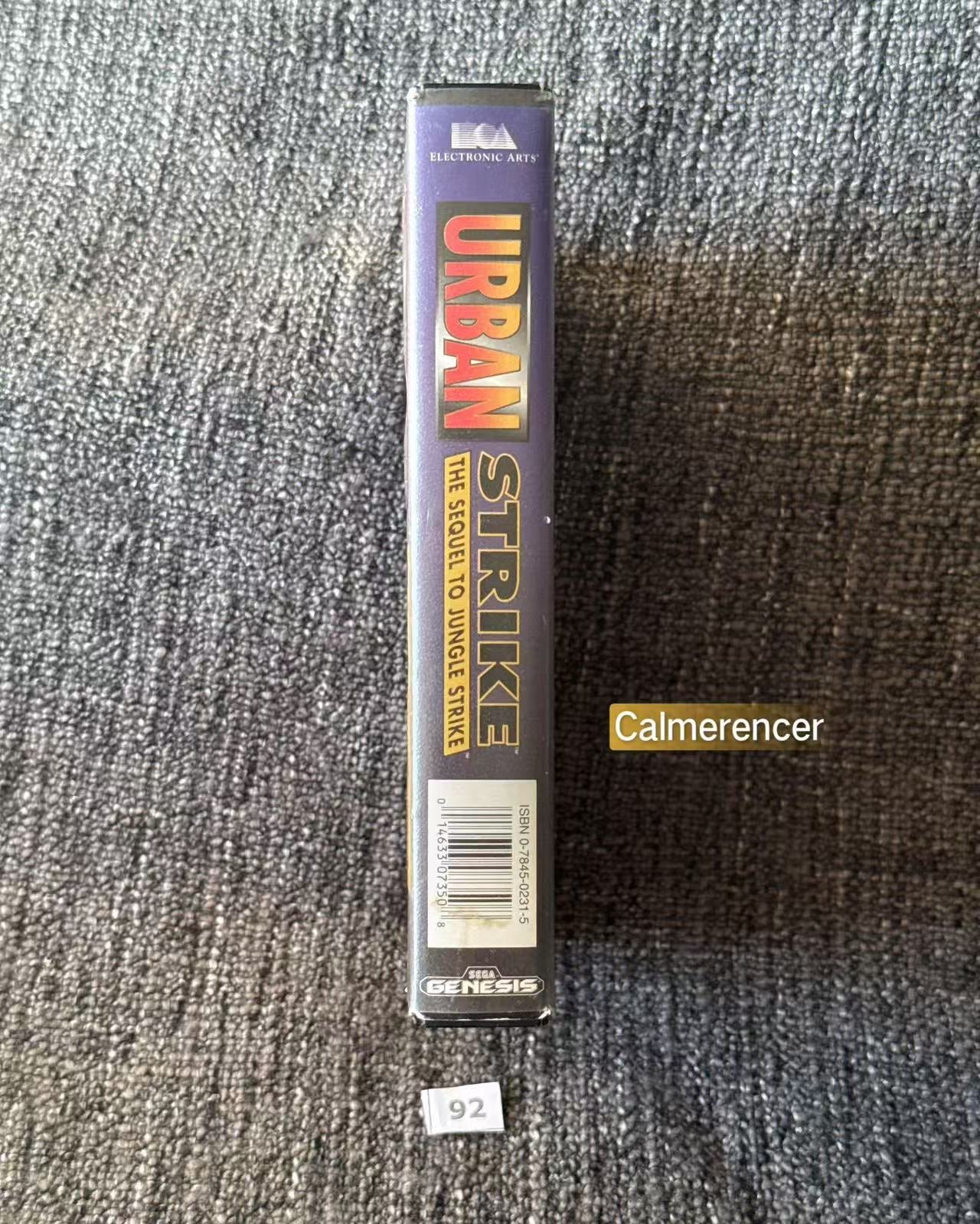 Urban Strike The Sequel To Jungle Strike Game - Sega Mega Drive