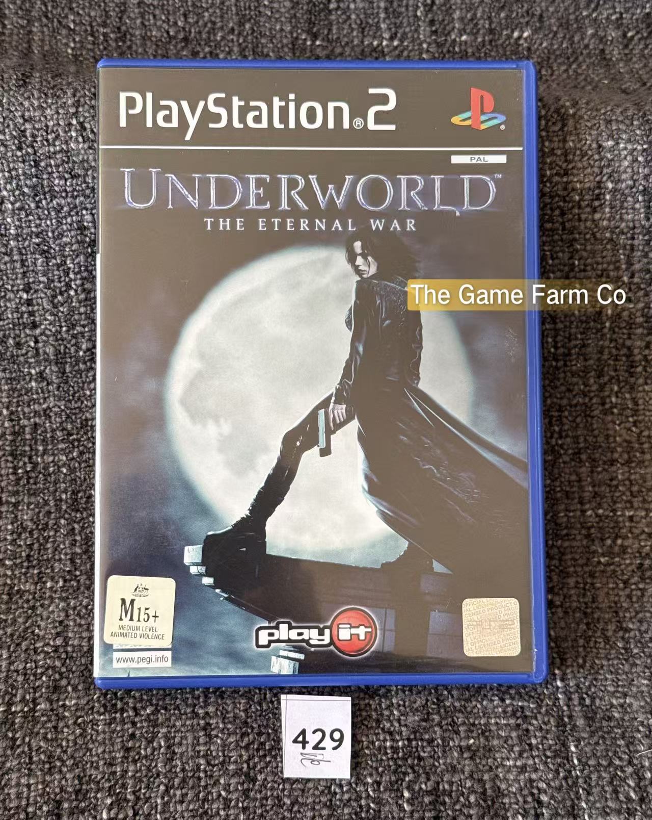 Underworld: The Eternal War PS2 Physical Game CIB PAL Tested Used