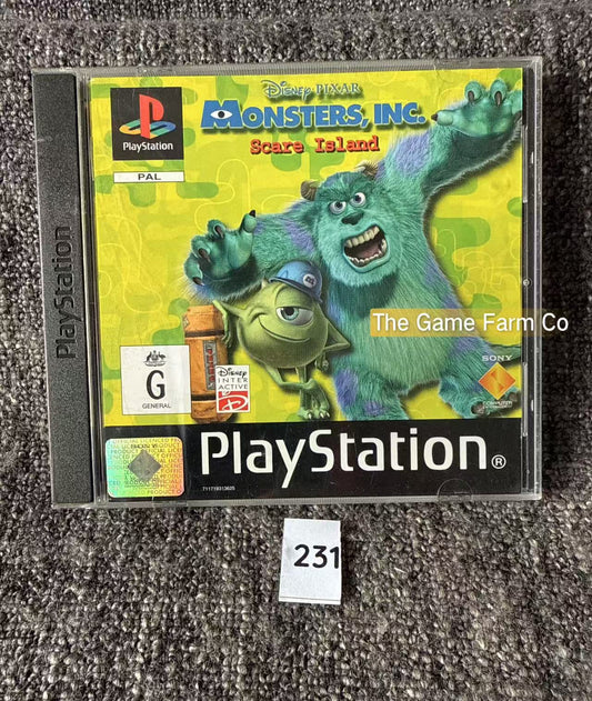Monster Inc Scare Island - Sony Playstation One (PS1) Game