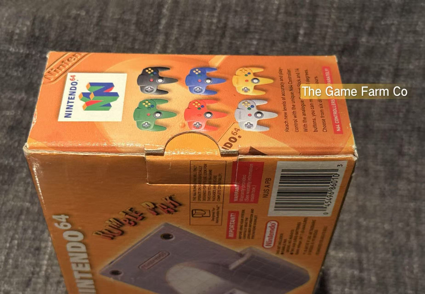 Nintendo 64 (N64) Rumble Pak boxed - Genuine