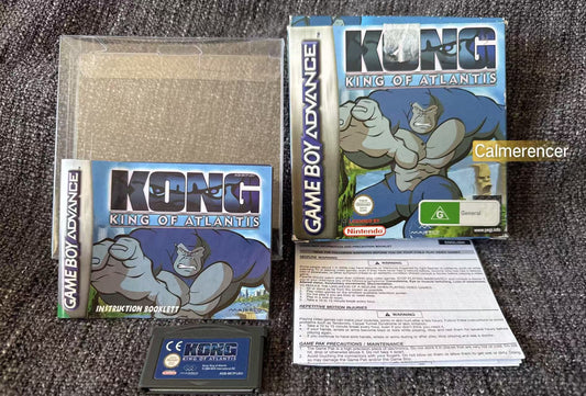 Kong King Of Atlantis Boxed Game -Nintendo Gameboy Advance GBA - Pal Version