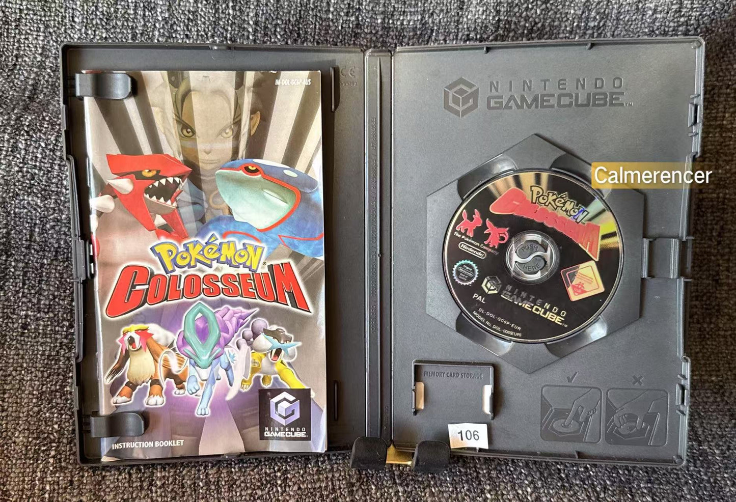 Pokemon Colosseum Game - Nintendo Gamecube - Pal Version