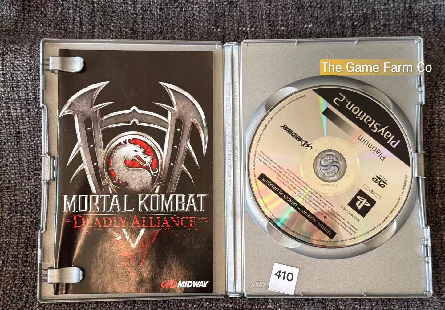 Mortal Kombat: Deadly Alliance PS2 Physical Game CIB PAL Tested
