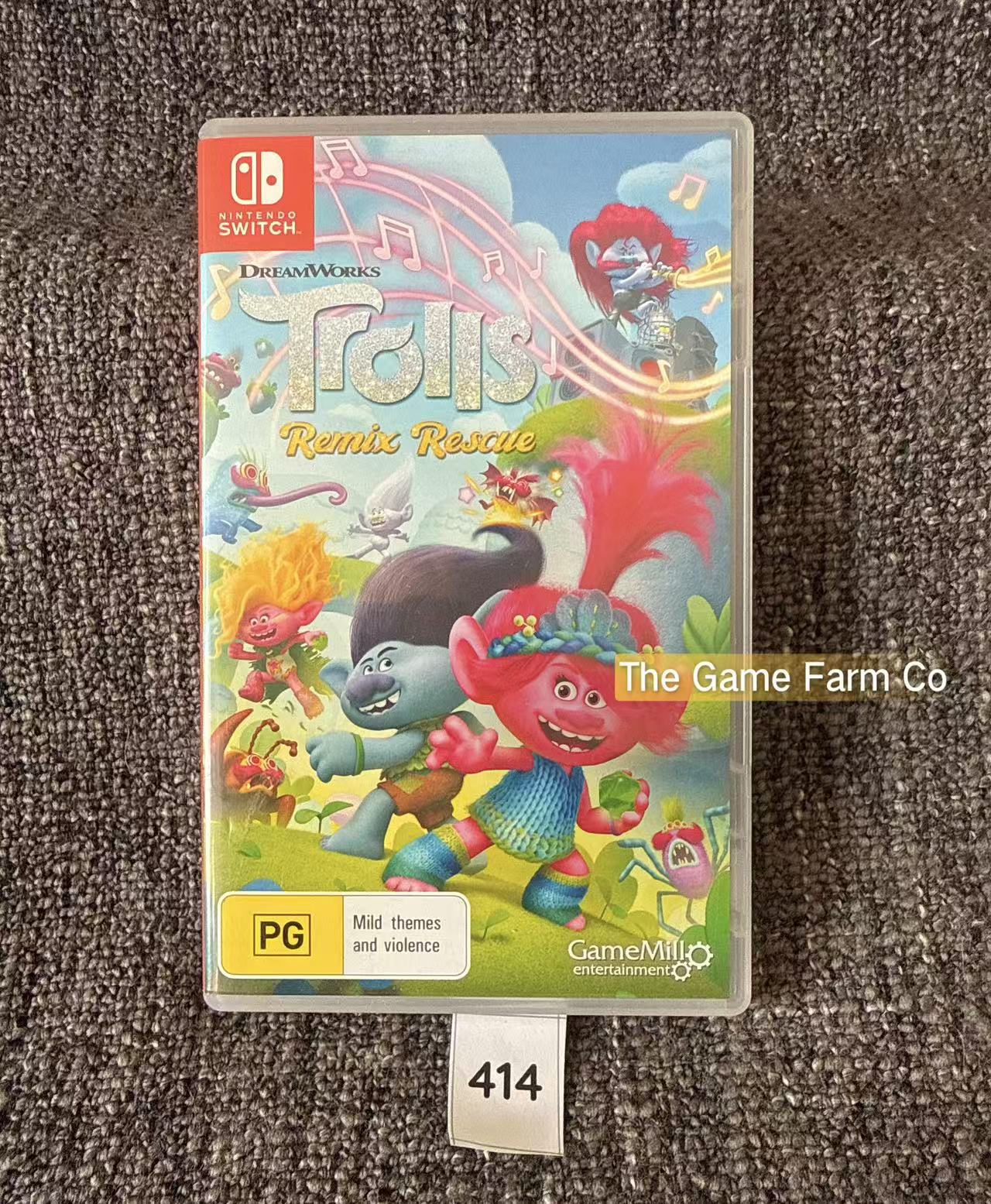 DreamWorks Trolls Remix Rescue Nintendo Switch Physical Game CIB PAL Tested Used