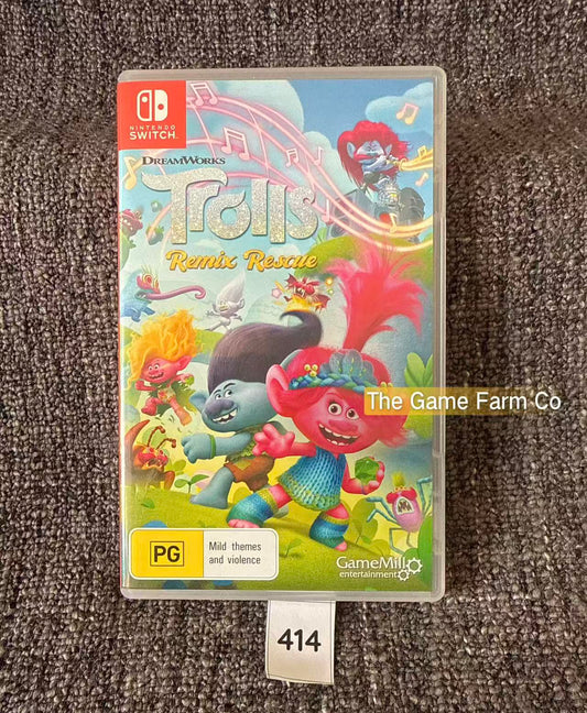 DreamWorks Trolls Remix Rescue Nintendo Switch Physical Game CIB PAL Tested Used