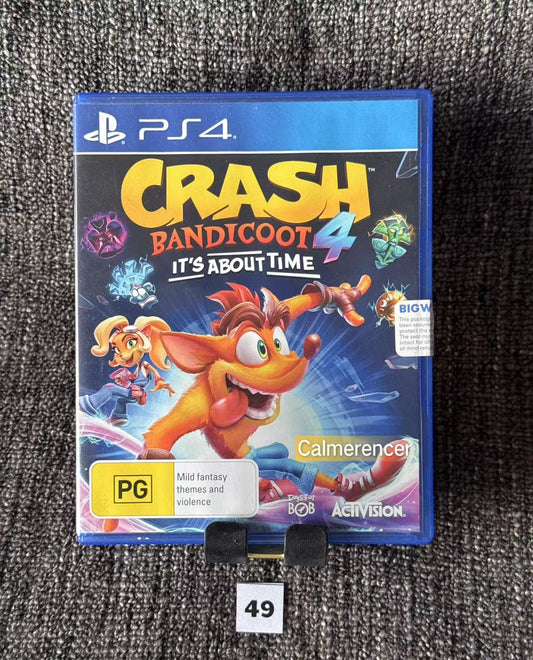 Crash Bandicoot 4 Its About Time Sony Playstation 4 (PS4) Game