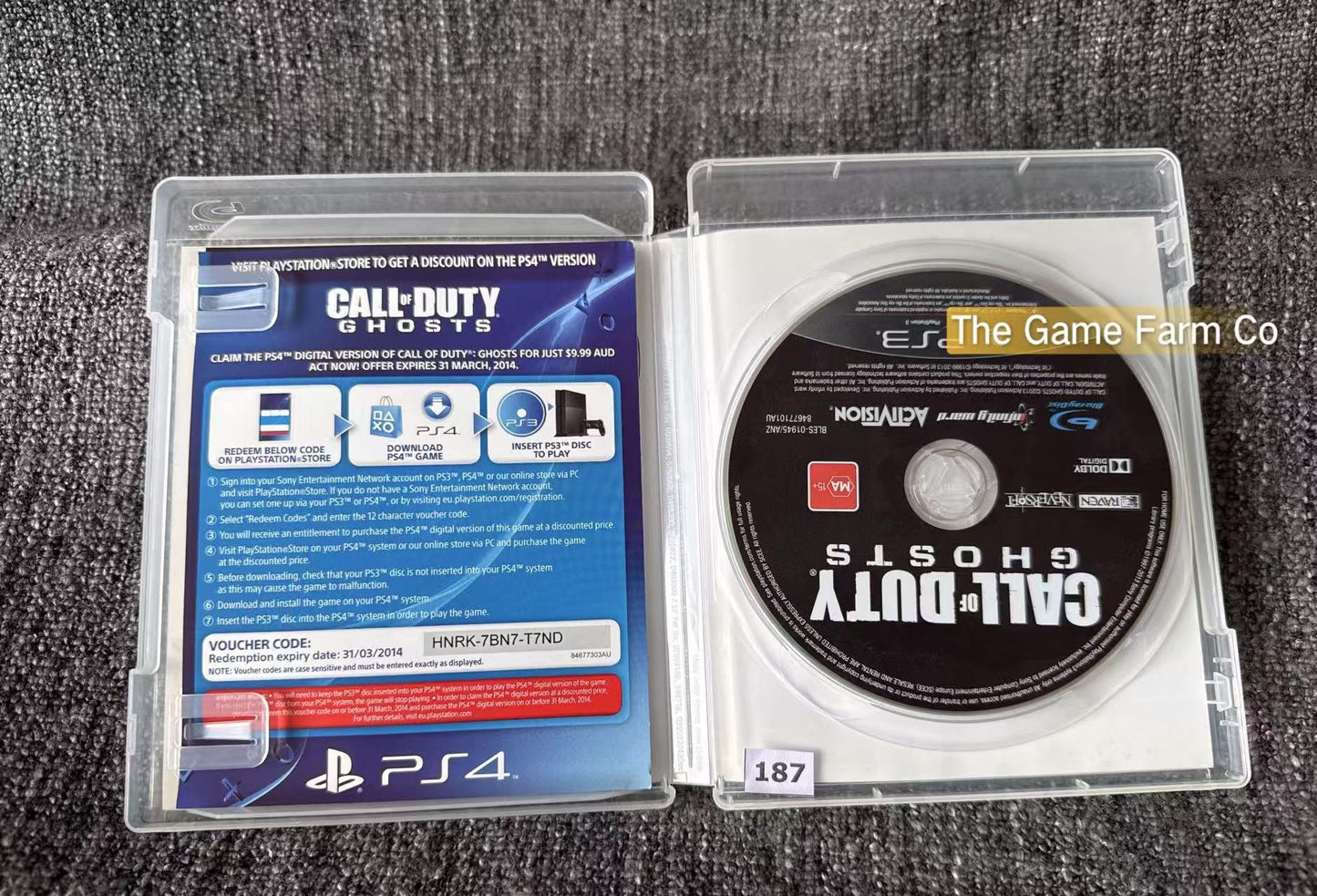 Call Of Duty Ghosts Game - PS3 - Sony Playstation 3