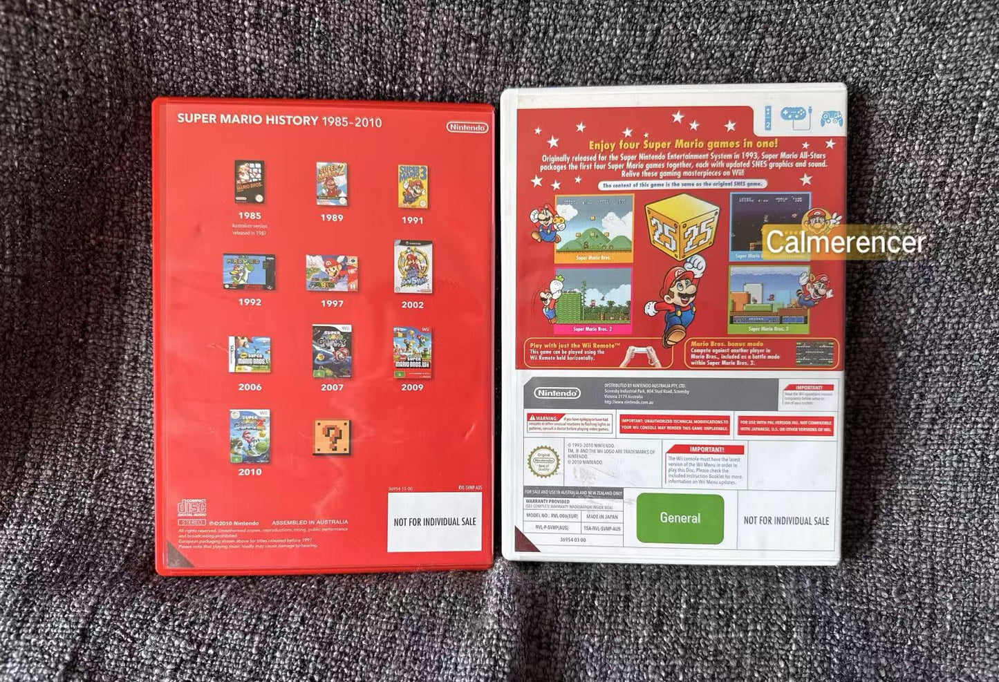 Super Mario All-Stars 25th Anniversary Edition  -  Nintendo Wii game