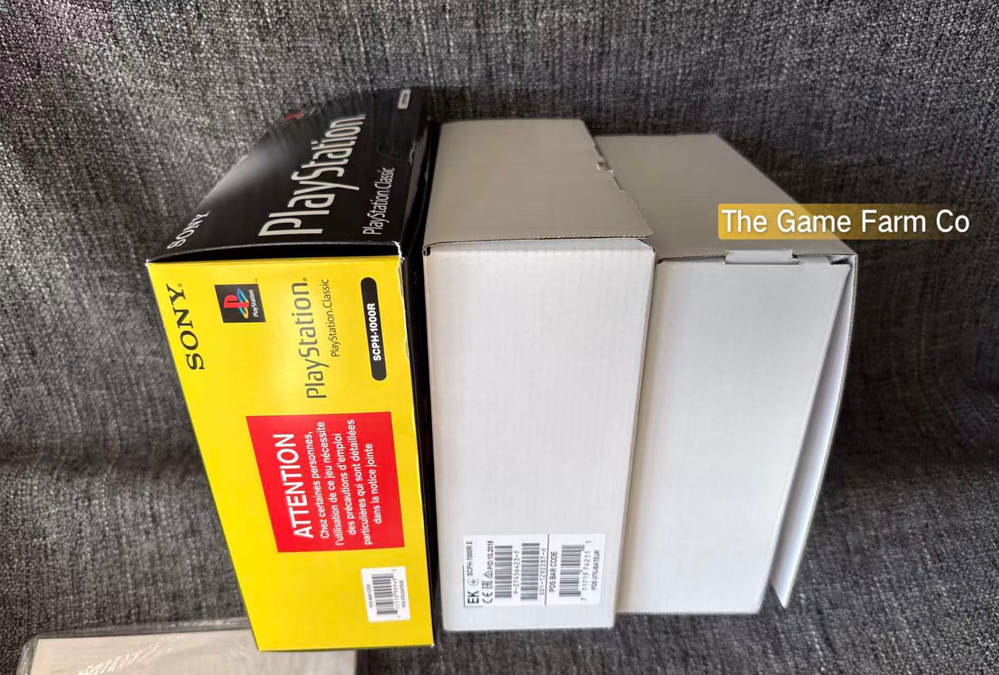 Sony PlayStation Classic / Mini  console Boxed Like New With Controllers & Cords - Pal Version