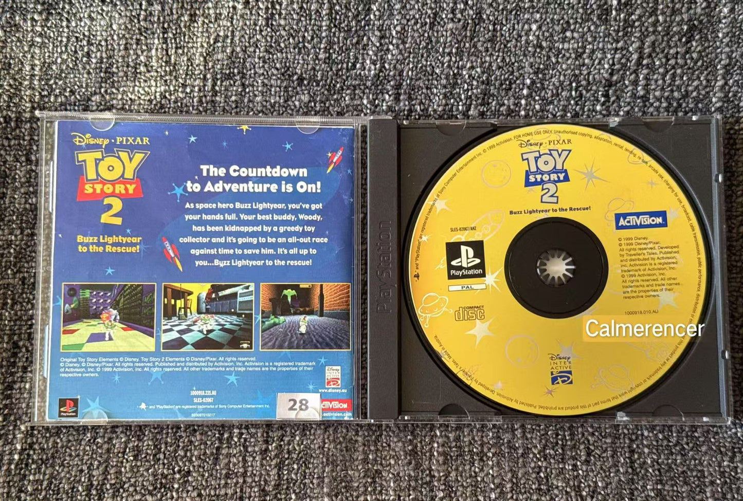 Toy Story 2 - Sony Playstation One (PS1) Game