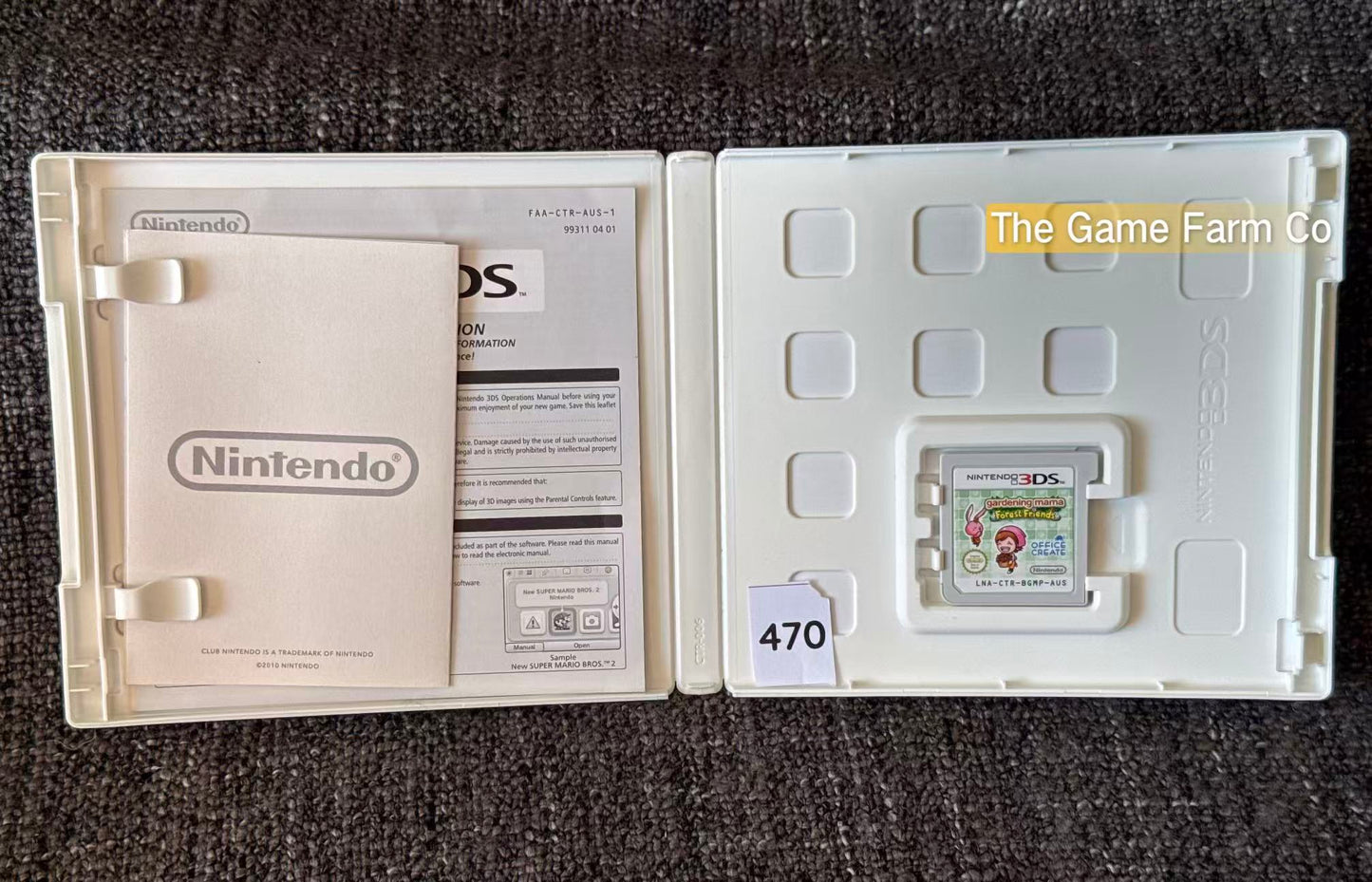 Gardening Mama: Forest Friends Nintendo 3DS Physical Game CIB PAL Tested Used