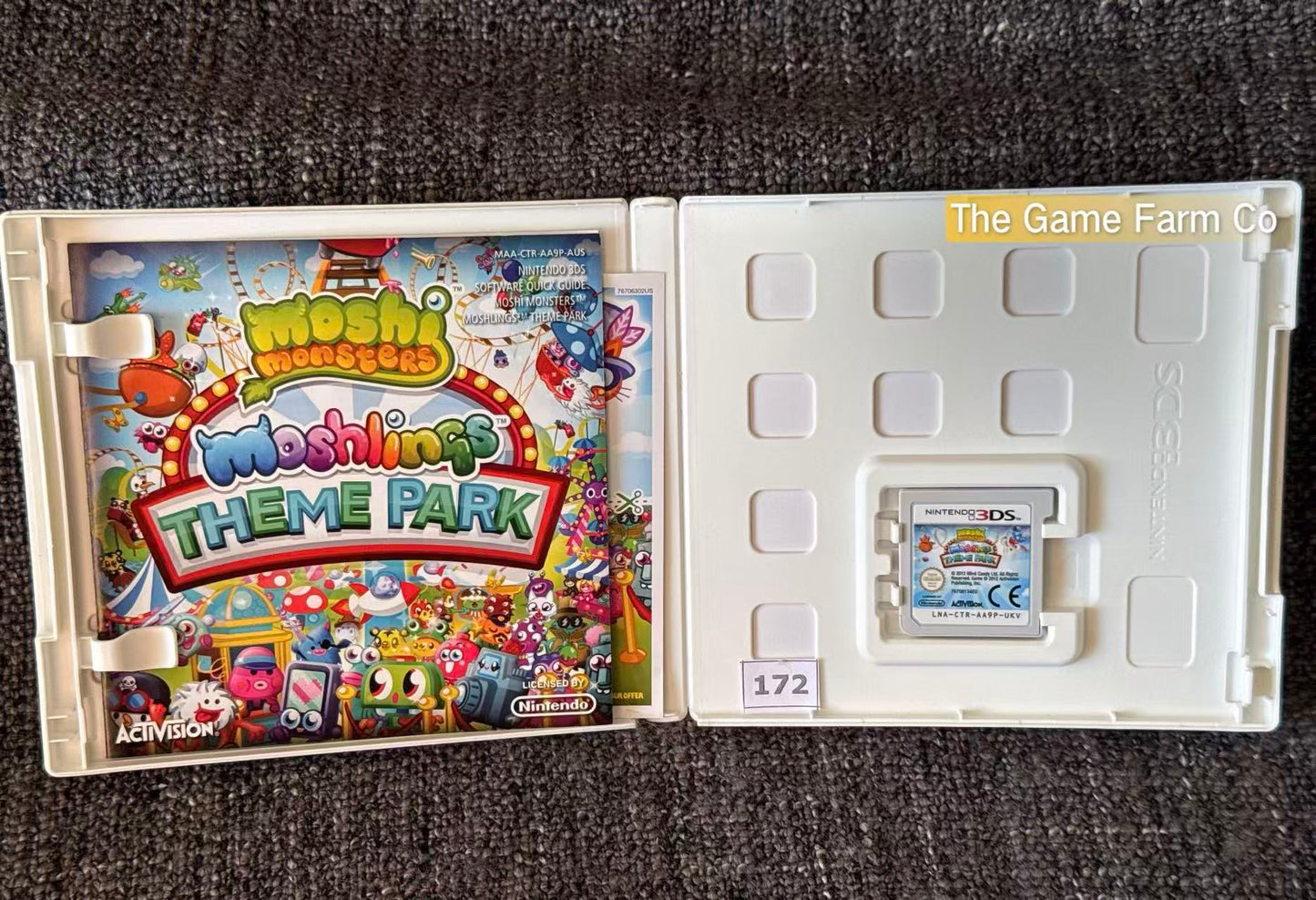 Moshi Monsters: Moshlings Theme Park Nintendo 3DS Physical Game CIB PAL Tested Used
