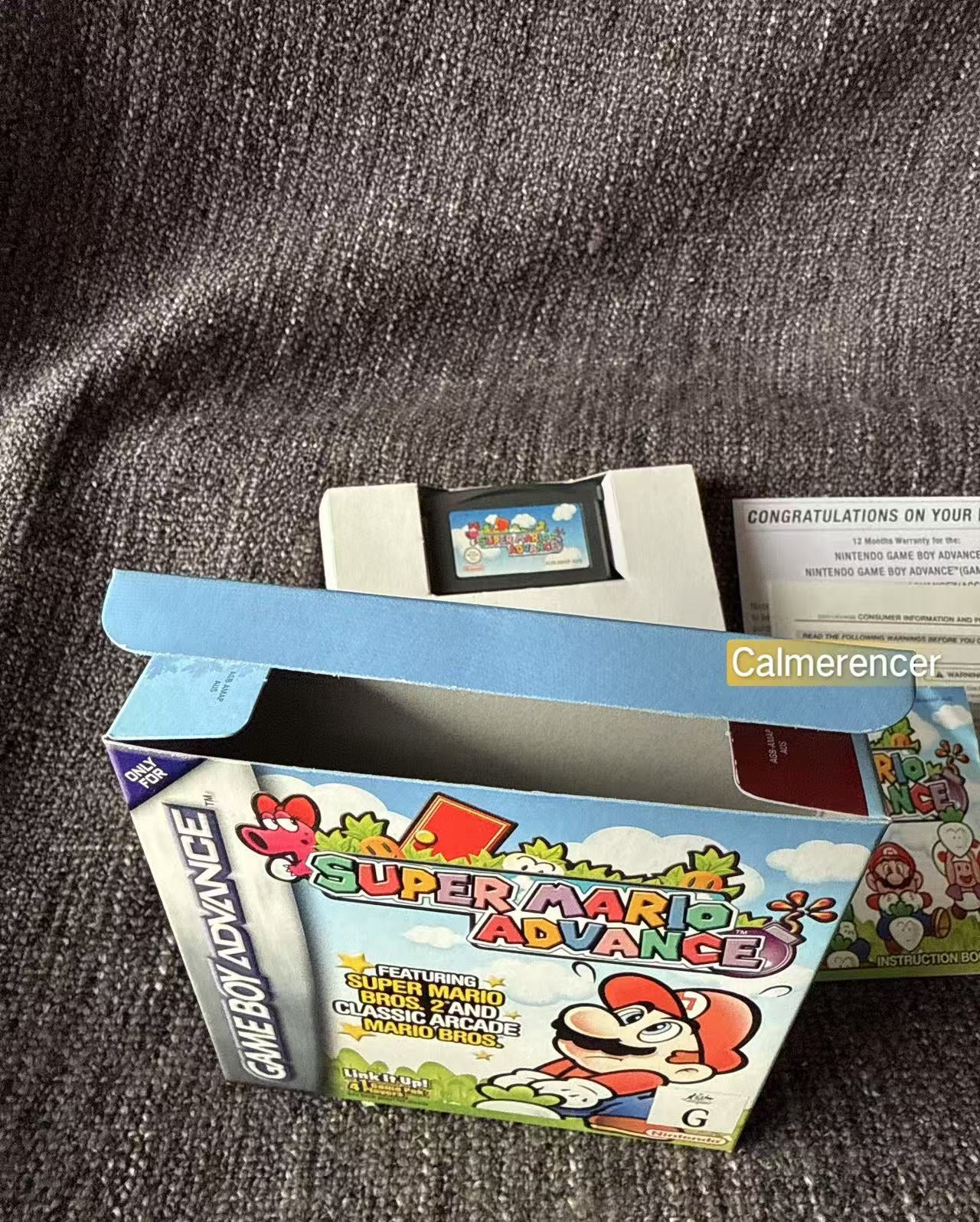 Super Mario Advance Boxed Game -Nintendo Gameboy Advance GBA - Pal Version
