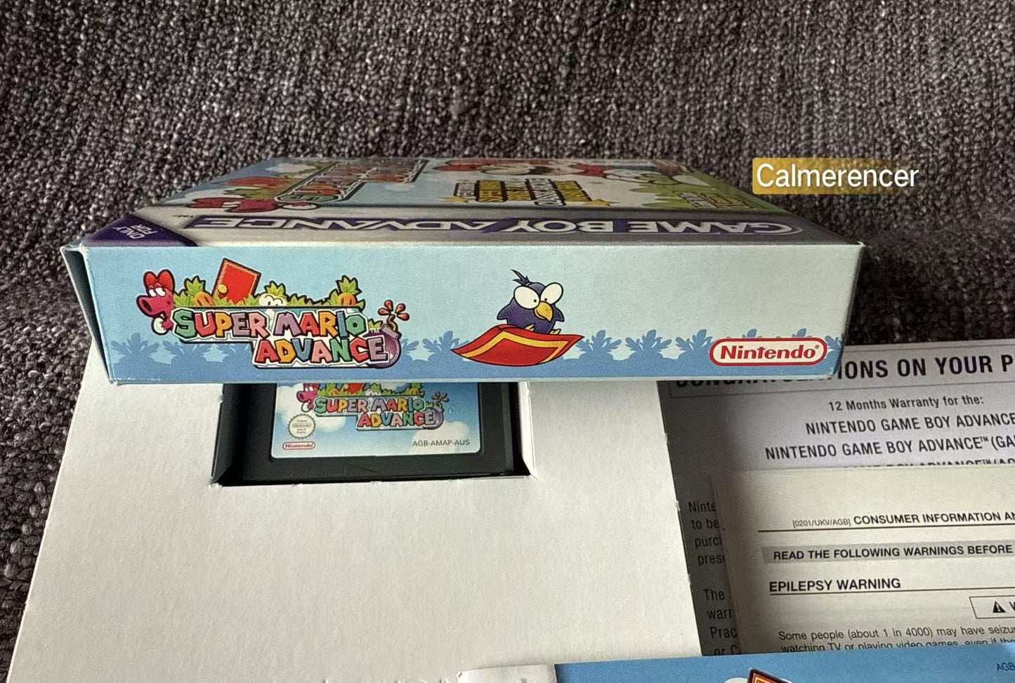 Super Mario Advance Boxed Game -Nintendo Gameboy Advance GBA - Pal Version