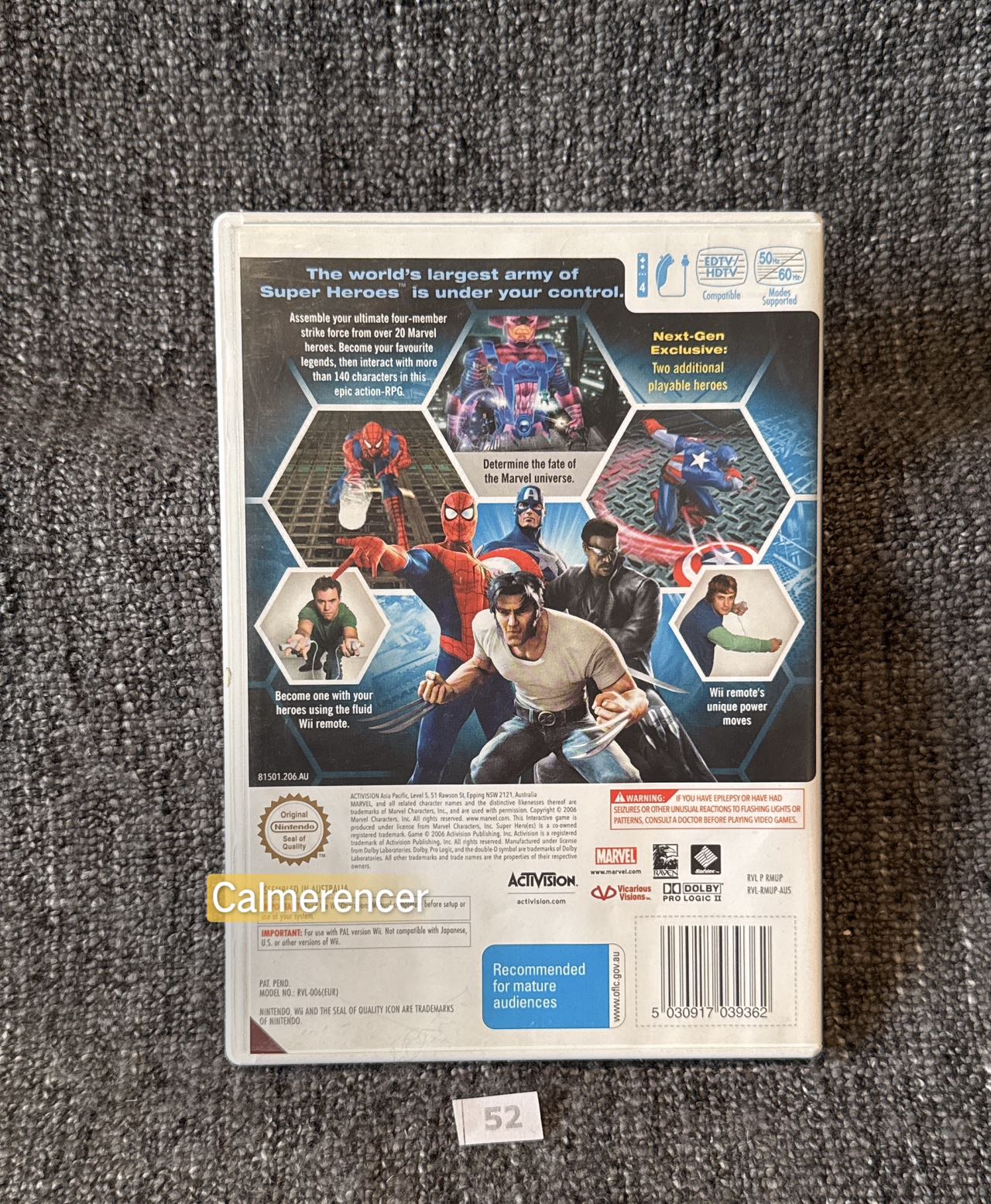 Marvel Ultimate Alliance  - Nintendo Wii game