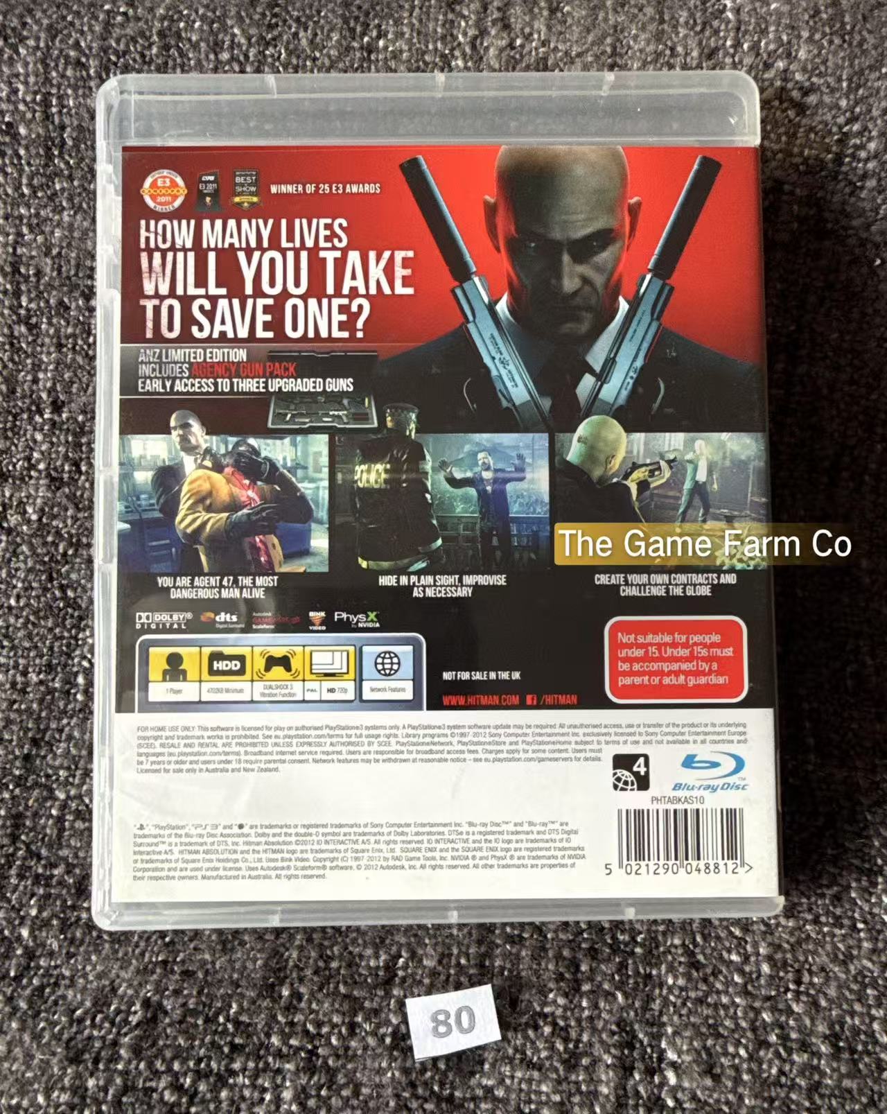Hitman Game - PS3 - Sony Playstation 3