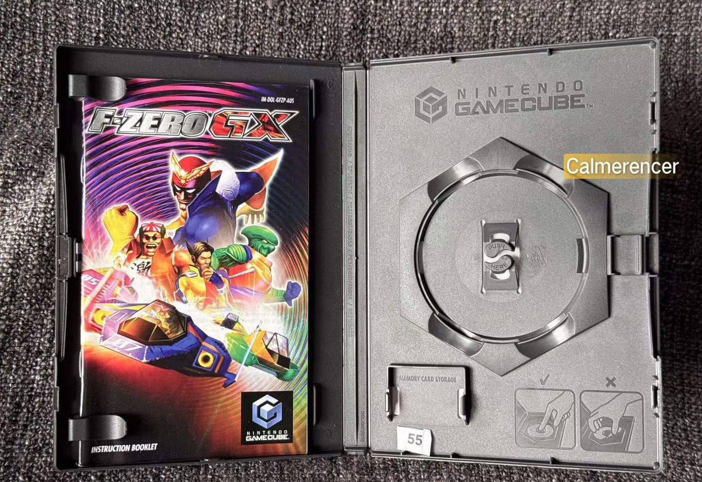 F-Zero GX  Case & Manual only - NO GAME - Nintendo Gamecube - Pal Version
