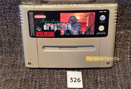 Super Dropzone Super Nintendo (SNES) Loose Used PAL Version