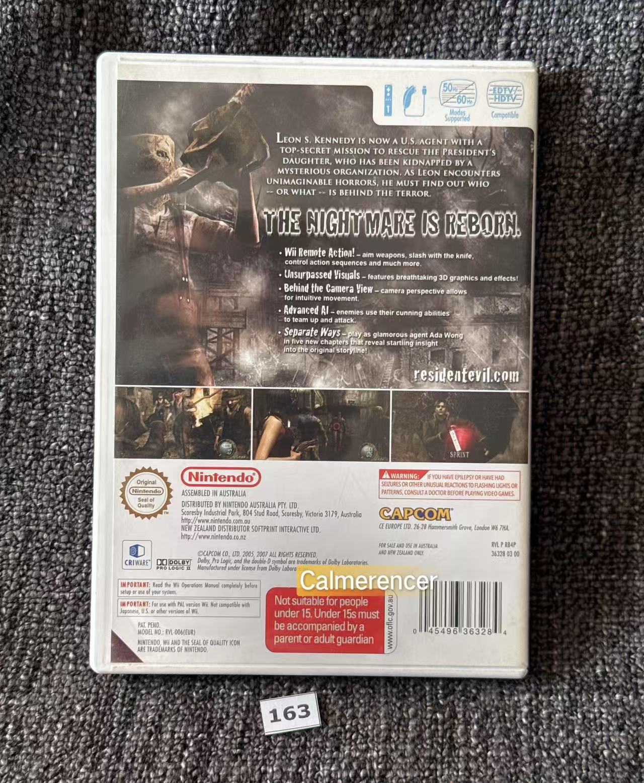Resident Evil 4 Wii Edition- No manual Nintendo Wii game
