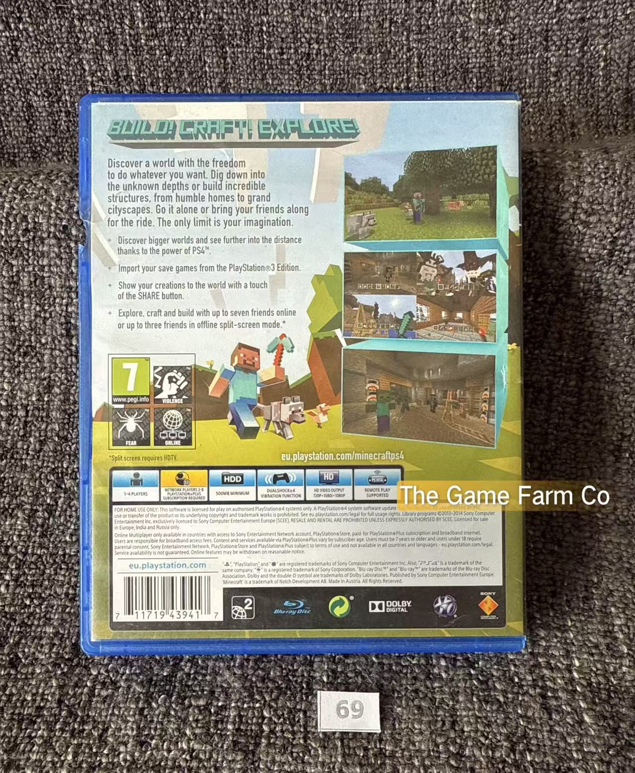 Minecraft Sony Playstation 4 Edition (PS4) Game