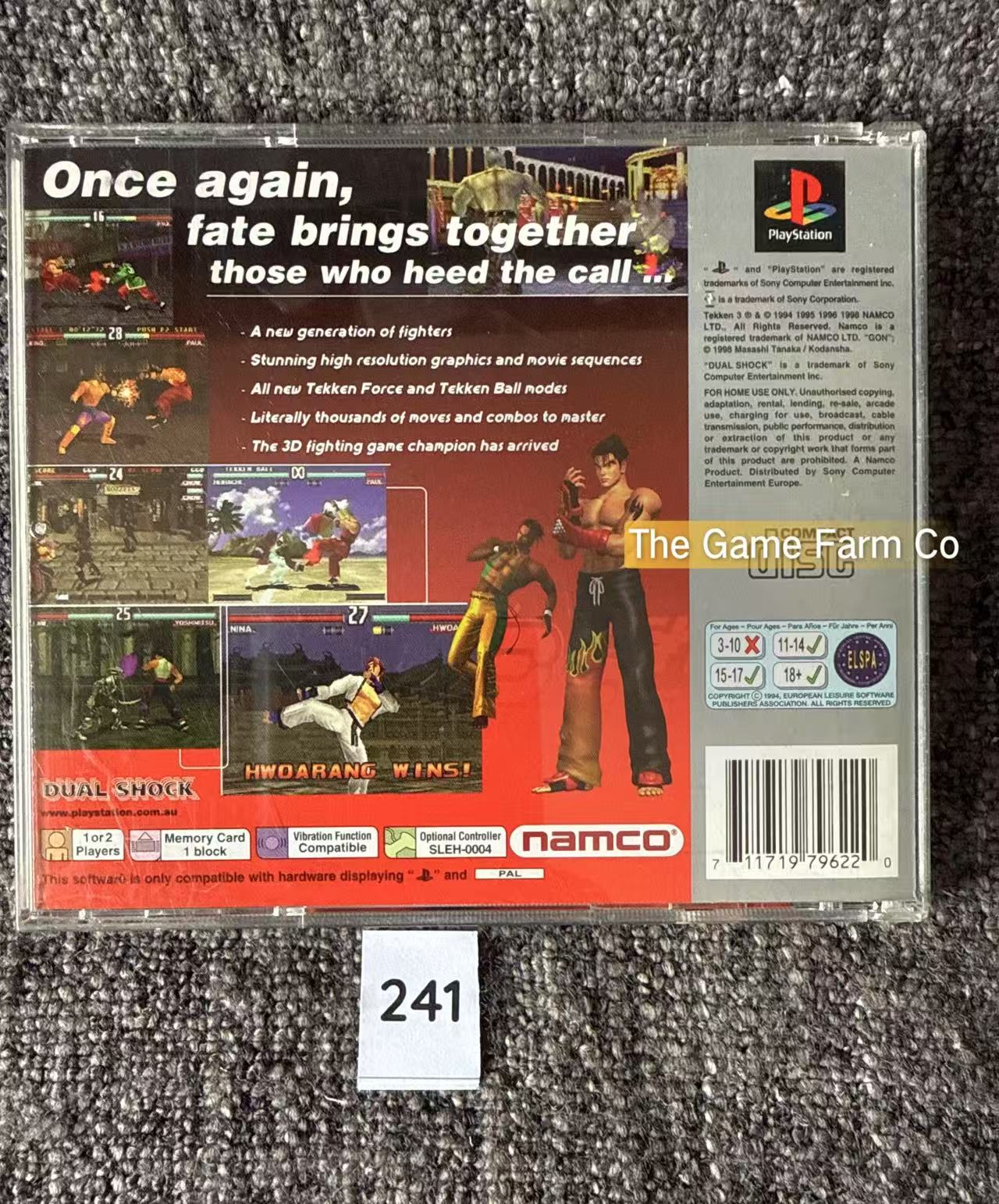 Tekken 3  - Sony Playstation One (PS1) Game