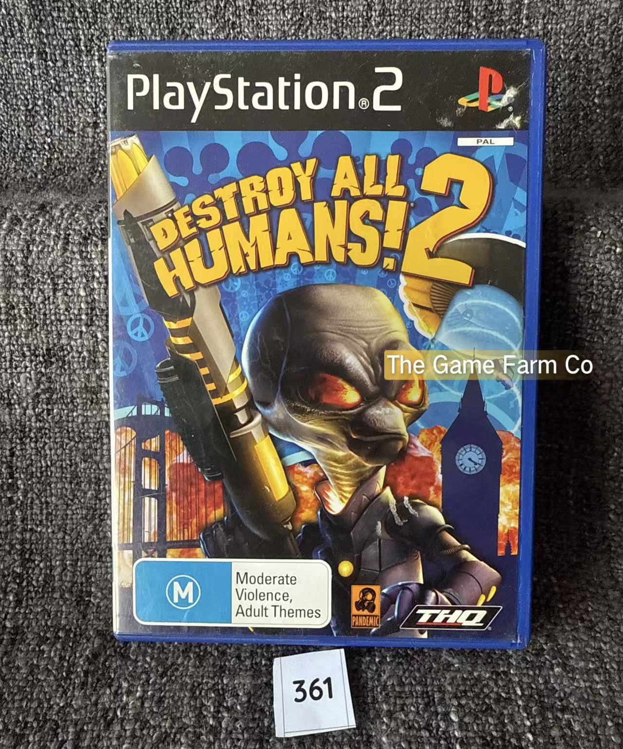 Destroy All Humans 2 Game- Sony PlayStation 2 (PS2)