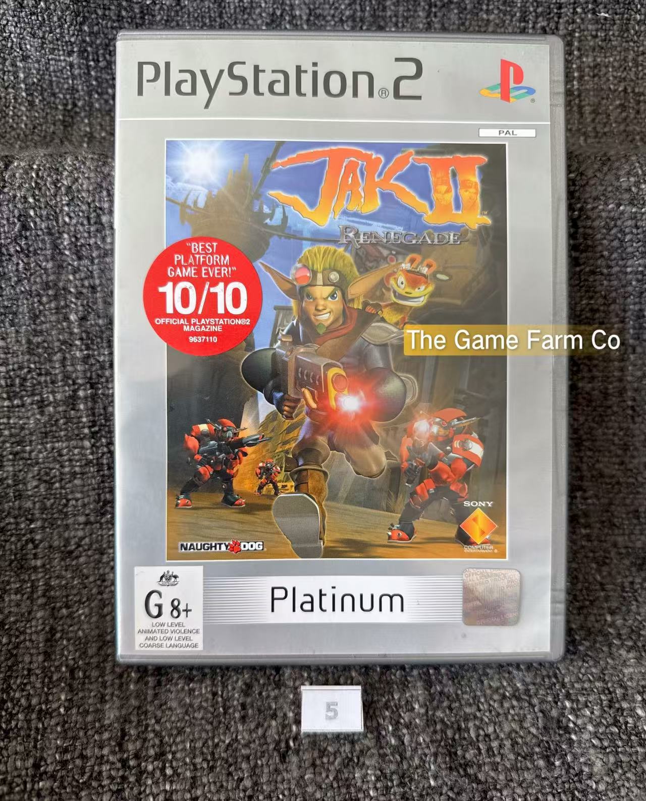 Jak 2 Game- Sony PlayStation 2 (PS2)