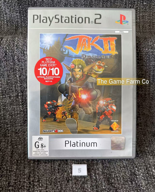 Jak 2 Game- Sony PlayStation 2 (PS2)