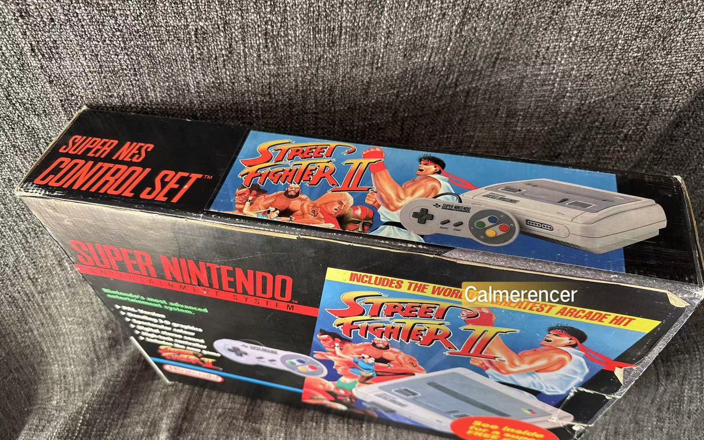 Super Nintendo Street Fighter II Console Bundle (Snes) Pal Version