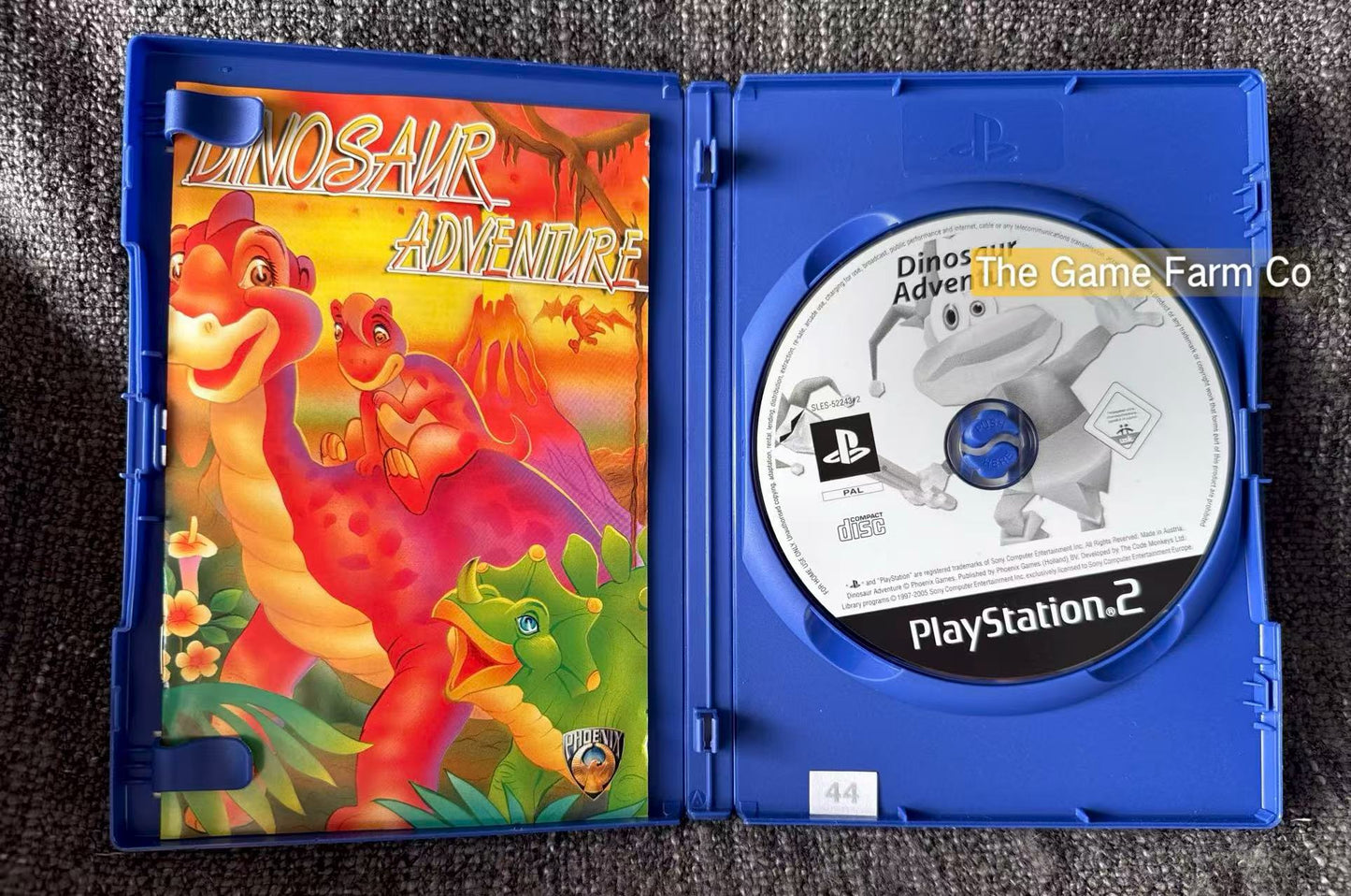 Dinosaur Adventure Game- Sony PlayStation 2 (PS2)