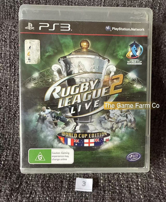 Rugby League Live 2 Game - PS3 - Sony Playstation 3