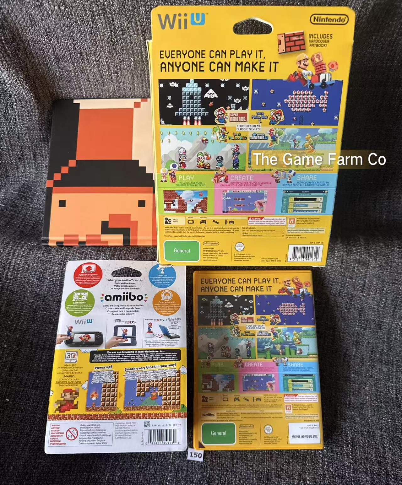 Super Mario Maker Amiibo Bundle - Nintendo Wii U Game