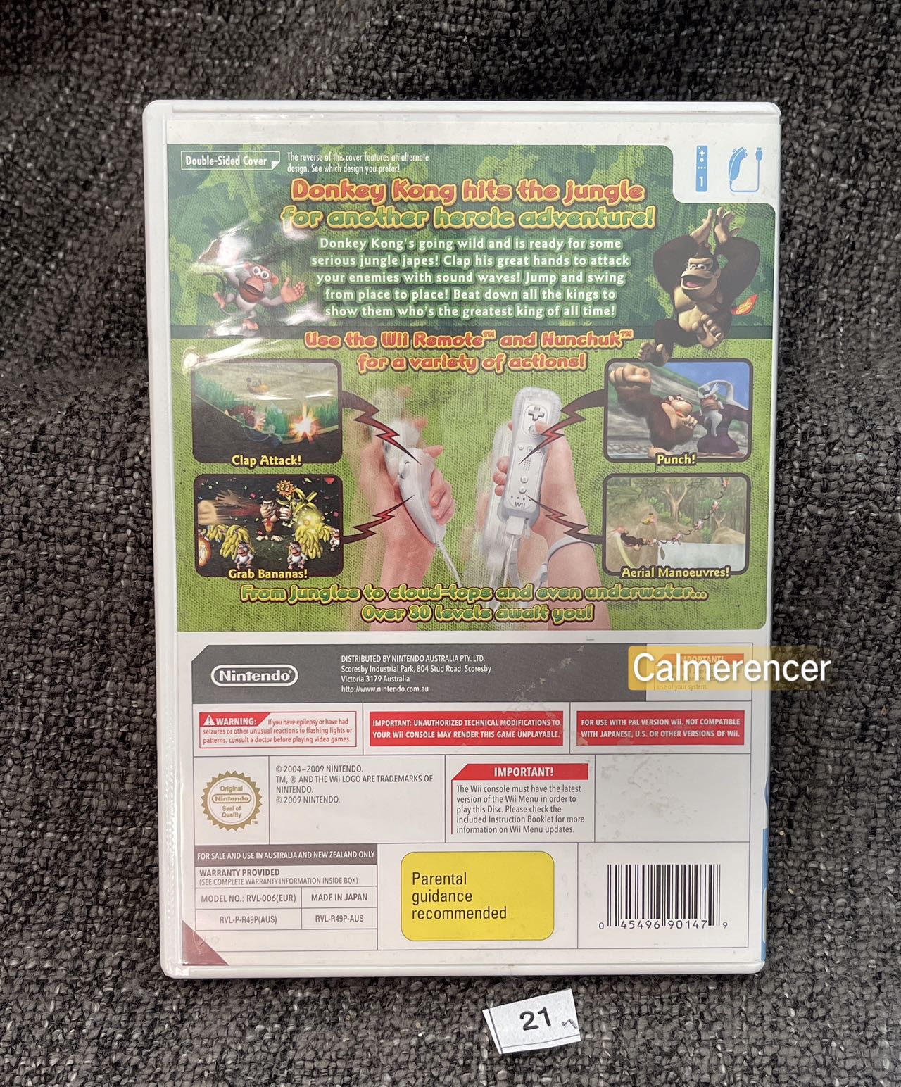 Donkey Kong Jungle Beats - Nintendo Wii game
