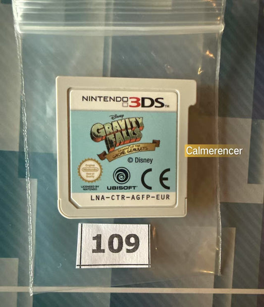 Gravity Falls - Legend of the Gnome Gemulets  Game - No case Nintendo 3DS