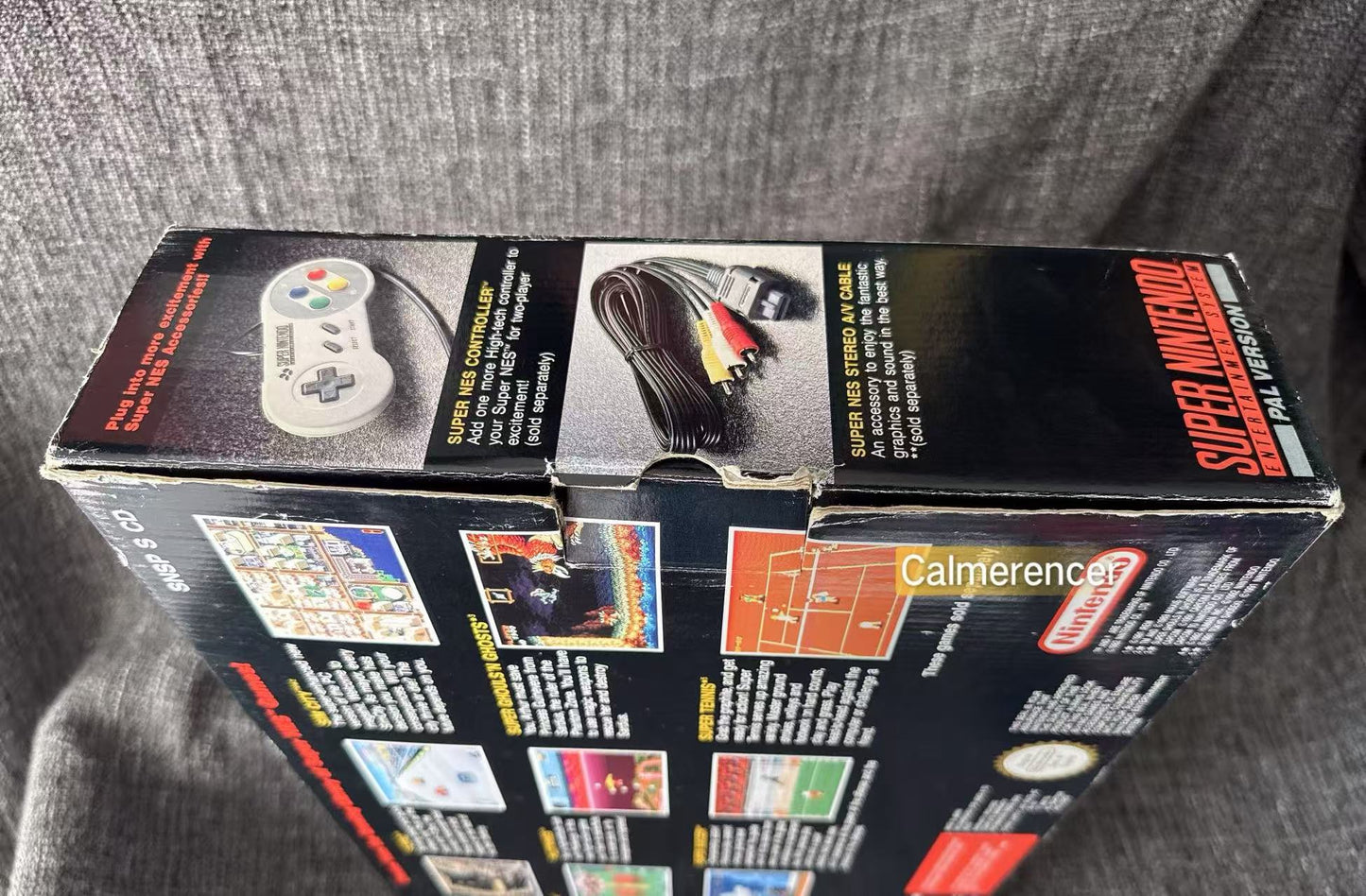 Super Nintendo Street Fighter II Console Bundle (Snes) Pal Version