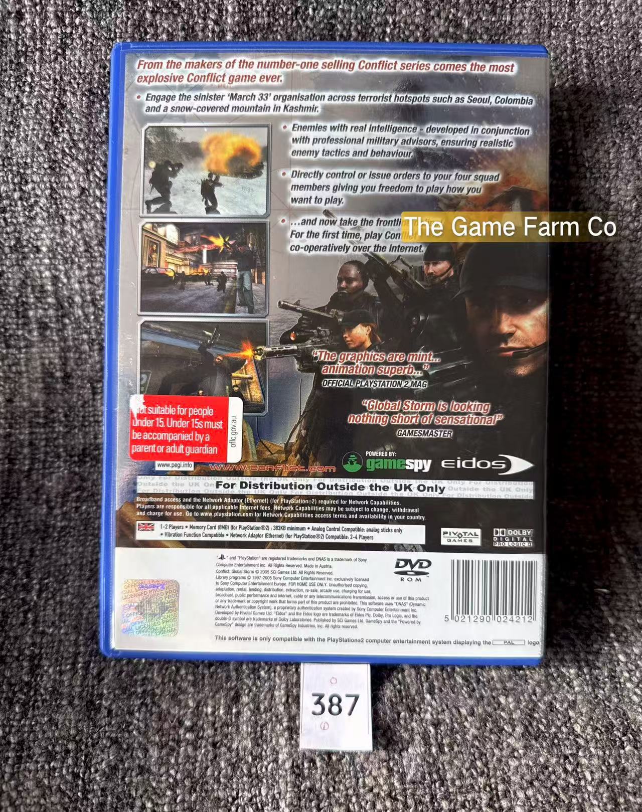 Conflict Global Storm Game In mint like condition - Sony PlayStation 2 (PS2)