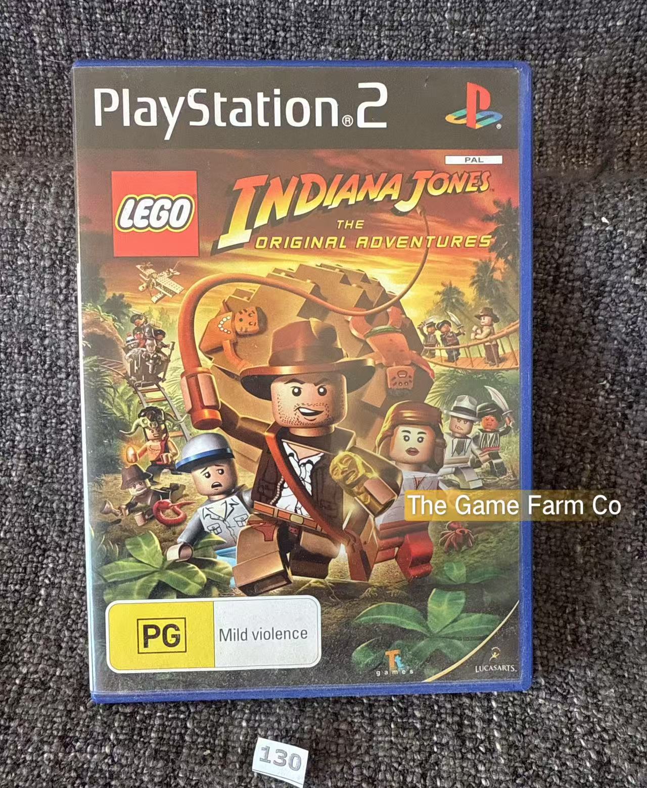 Lego Indiana Jones The Original Adventures Game - Sony PlayStation 2 (PS2)