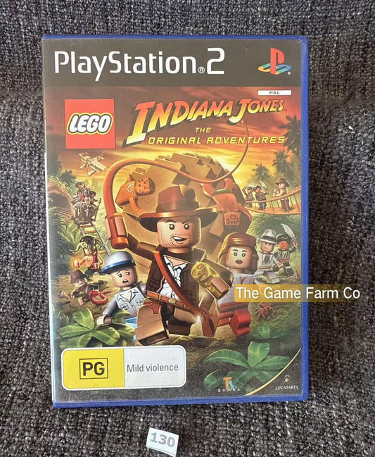 Lego Indiana Jones The Original Adventures Game - Sony PlayStation 2 (PS2)