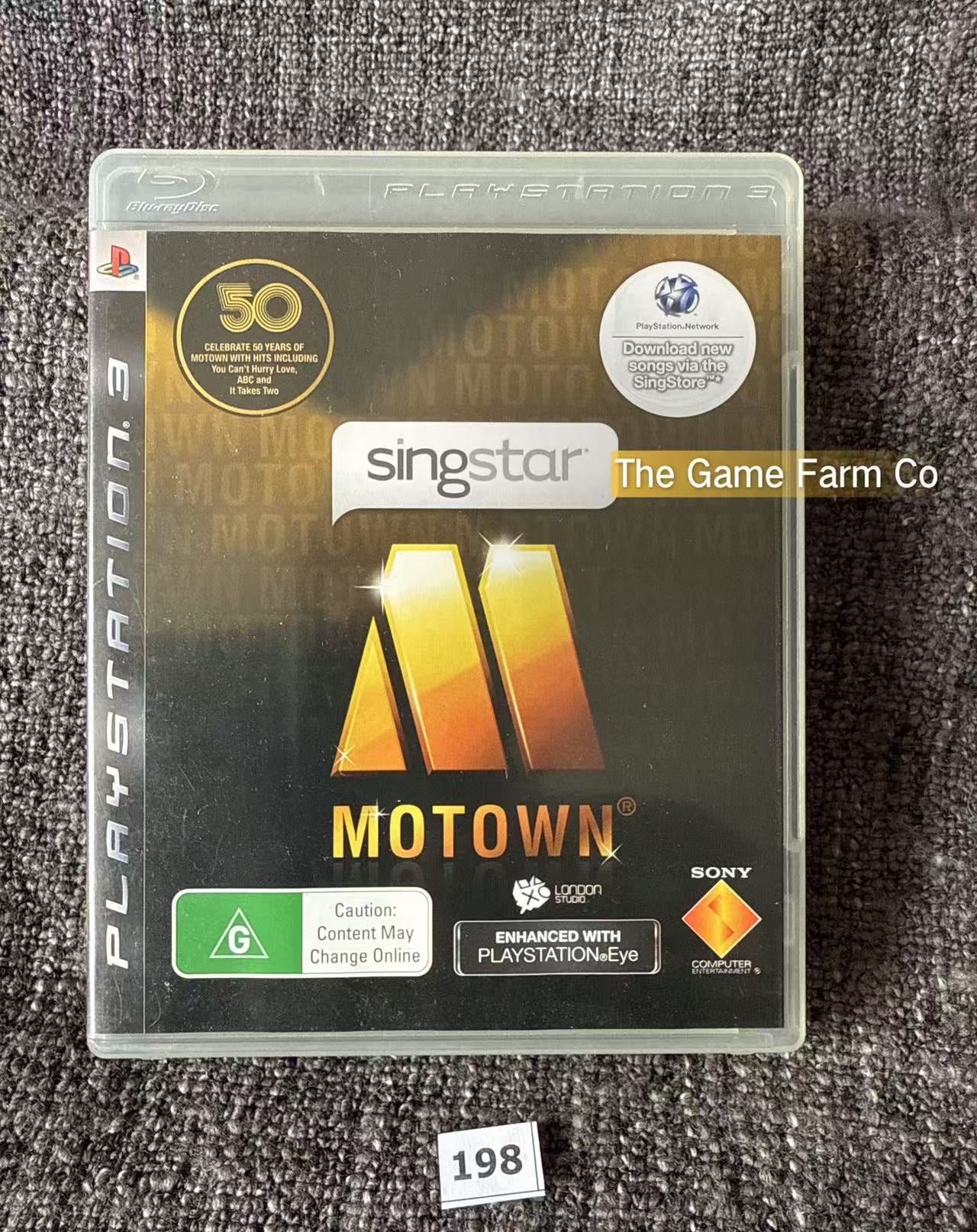 Singstar Motown Game - PS3 - Sony Playstation 3