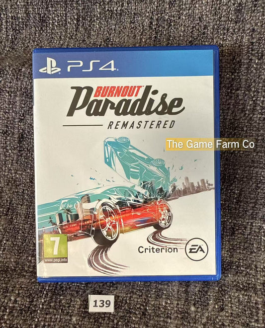 Burnout Paradise Remastered Sony Playstation 4 (PS4) Game