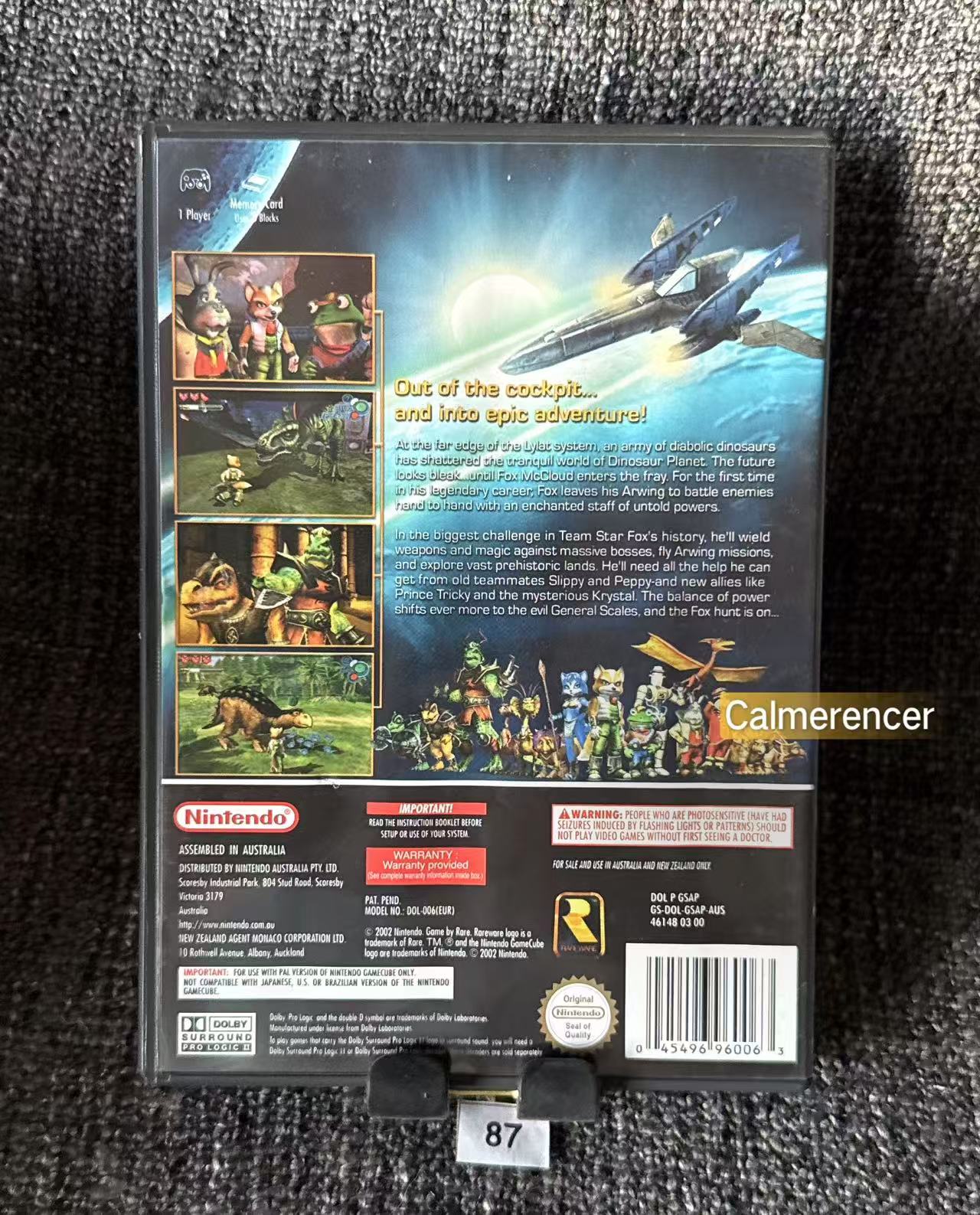 Starfox Adventures Game - Nintendo Gamecube - Pal Version