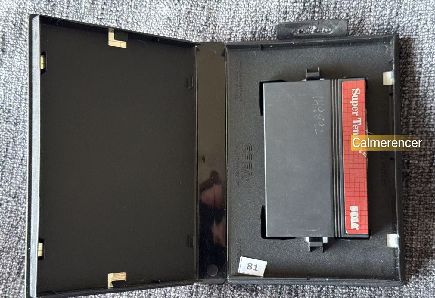 Super Tennis Game Missing Manual - Sega Master System