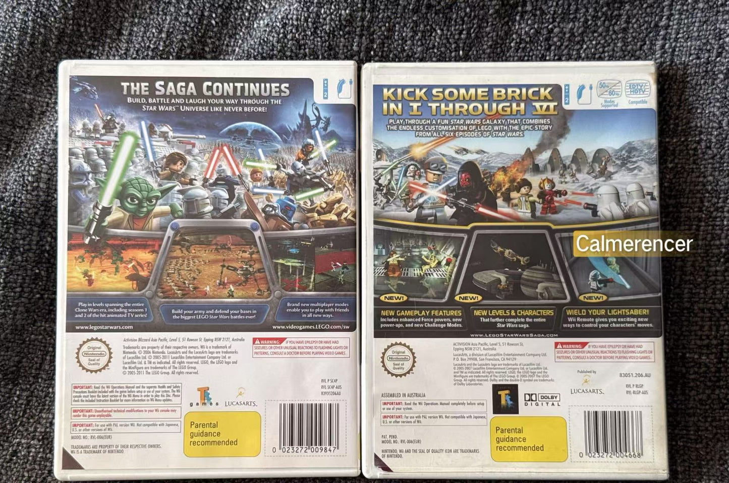 Lego Star Wars III + The Complete Saga - Nintendo Wii games