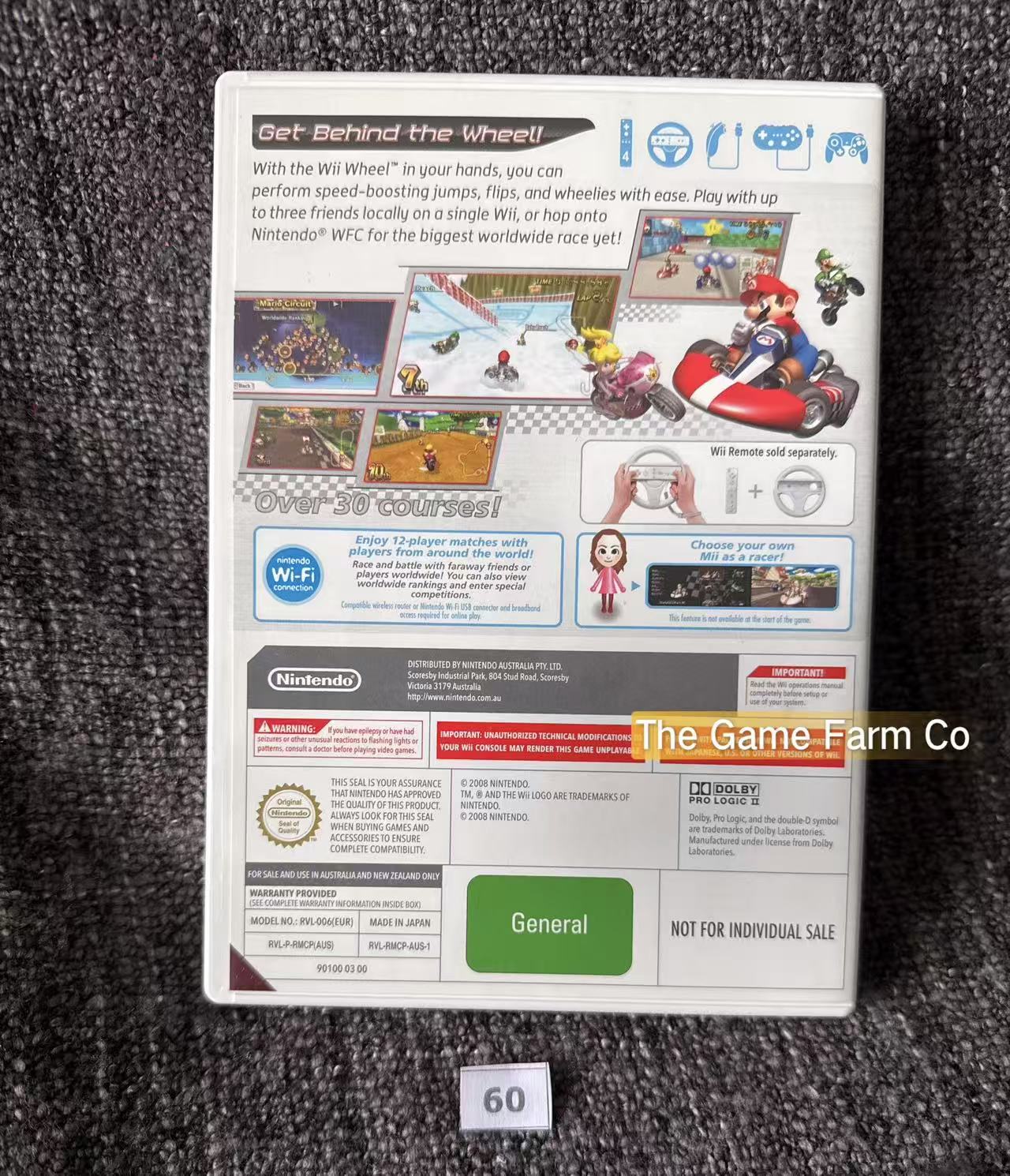 Mario Kart Game & Wheel bundle boxed - Nintendo Wii - Pal Version