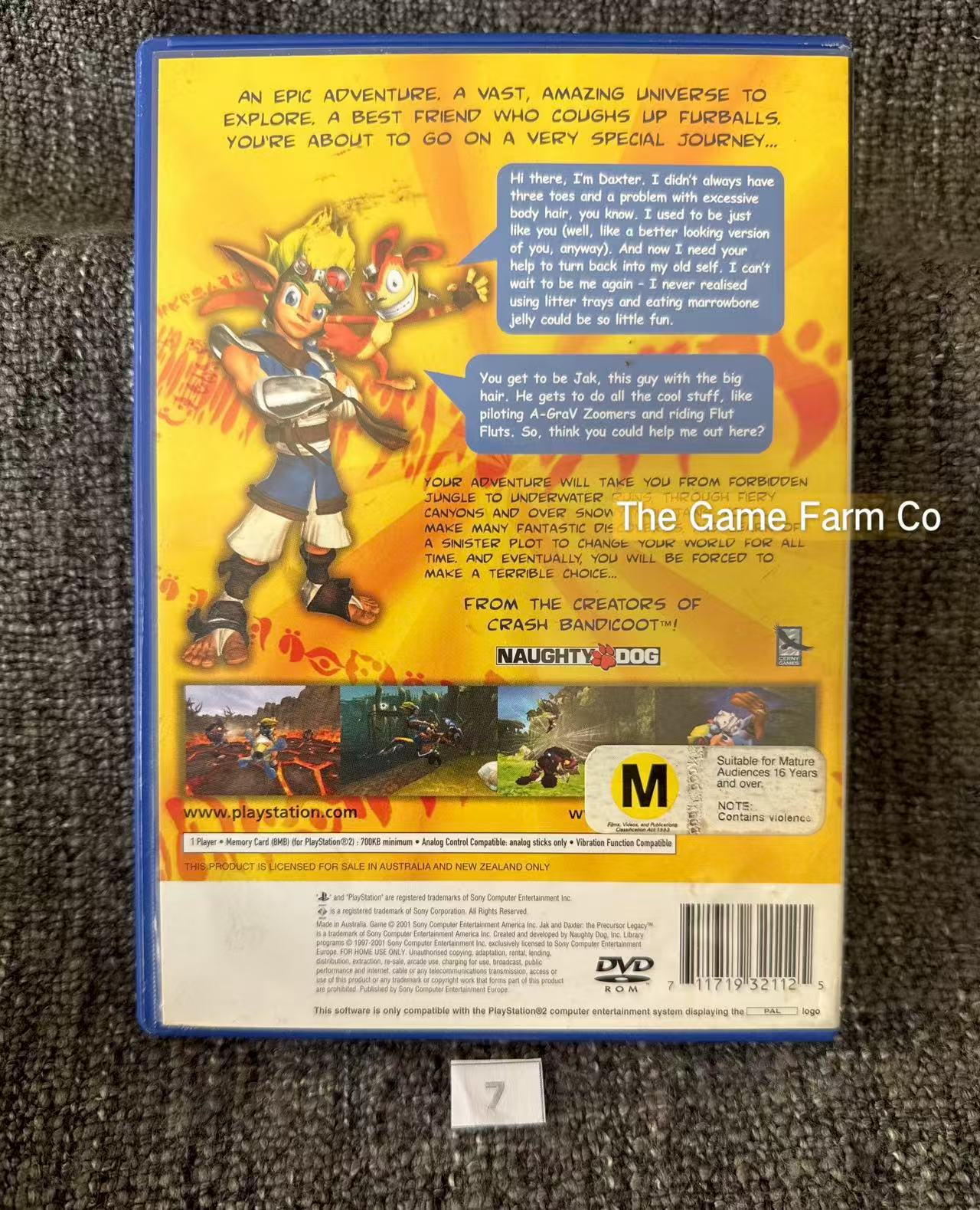 Jak And Daxter Game- Sony PlayStation 2 (PS2)