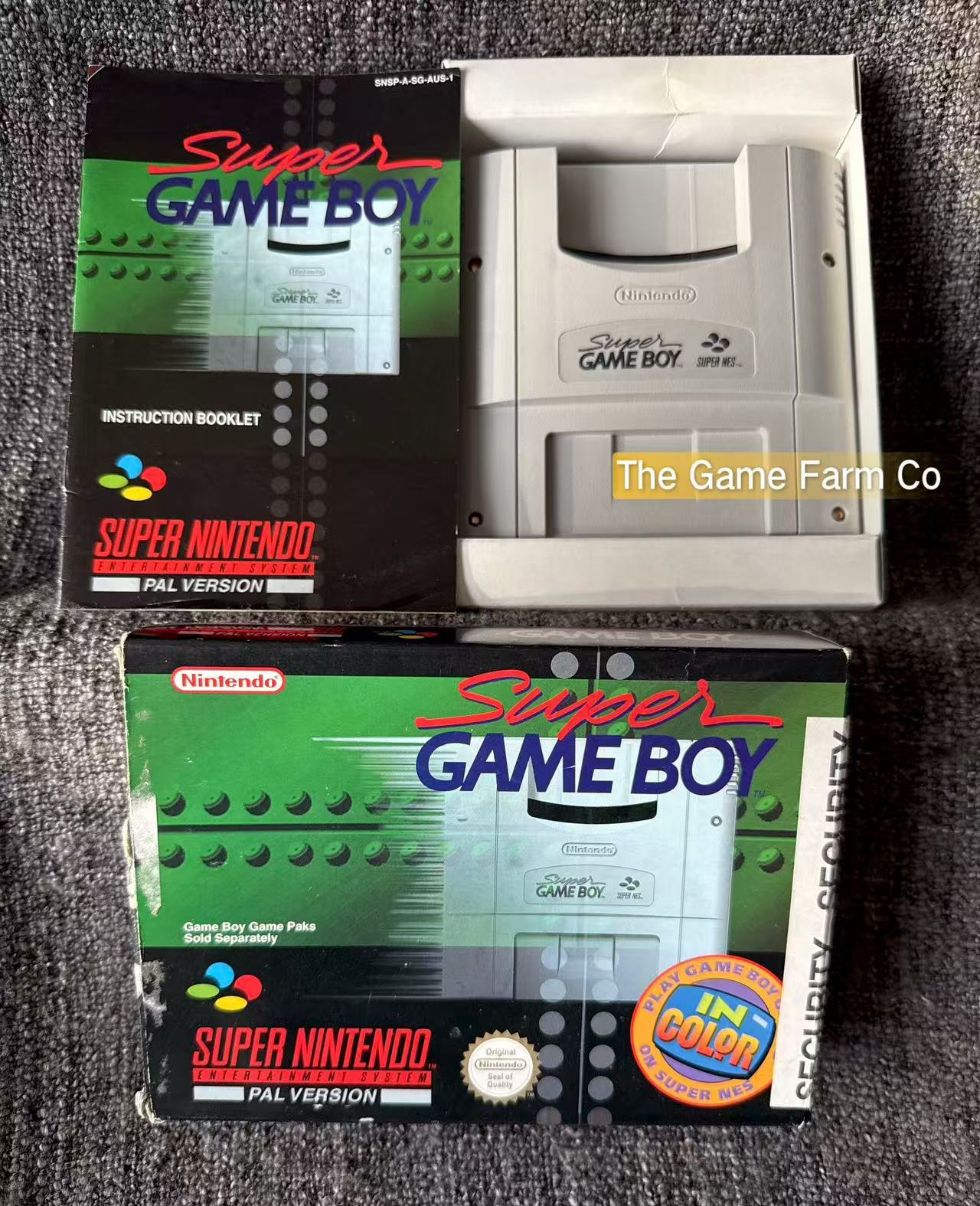 Super Gameboy Box Super Game Boy Boxed Nintendo (Snes) – The GameFarm Co.