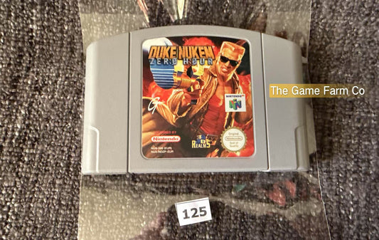 Duke Nukem Zero Hour 64 Game - Nintendo 64 / N64 - Pal Version