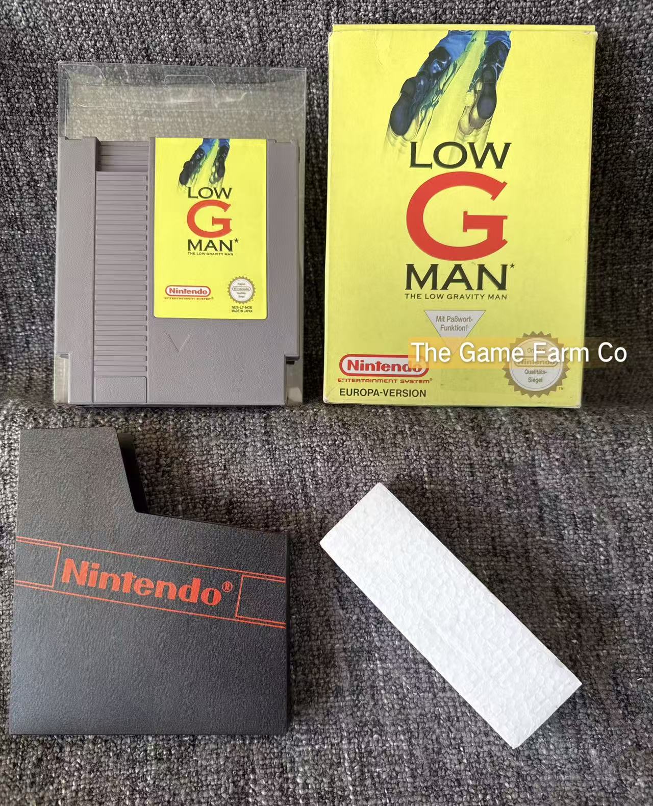Low G Man Boxed Game - Nes - Nintendo / Entertainment System - Pal Version